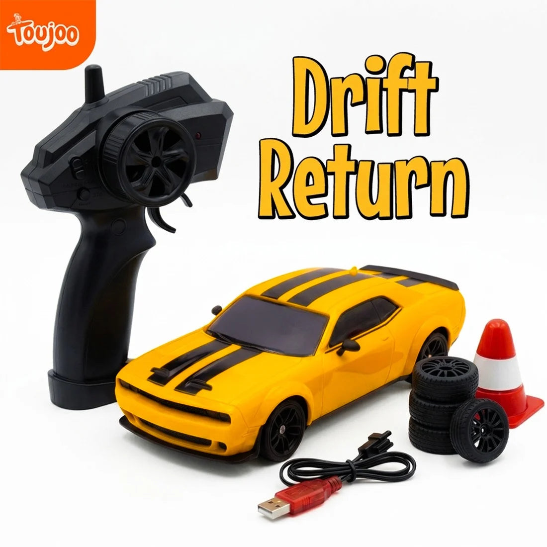 RC Drift Car 4WD – High Speed Remote Control Car, 2.4GHz RC Car