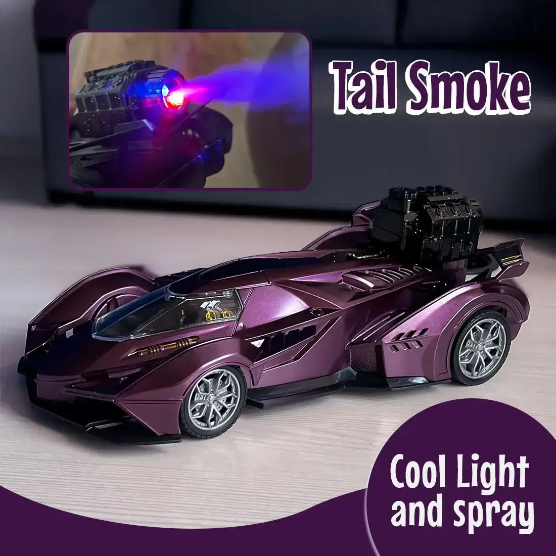 Smoke Spray Remote Control Racing Car