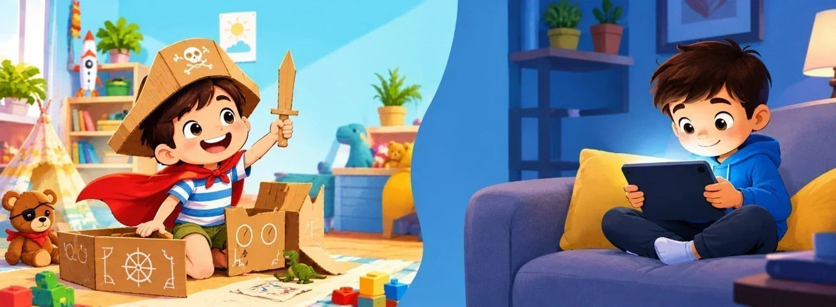 Imaginative Play vs Screen Time: A Comparison Every Parent Should See Toujoo