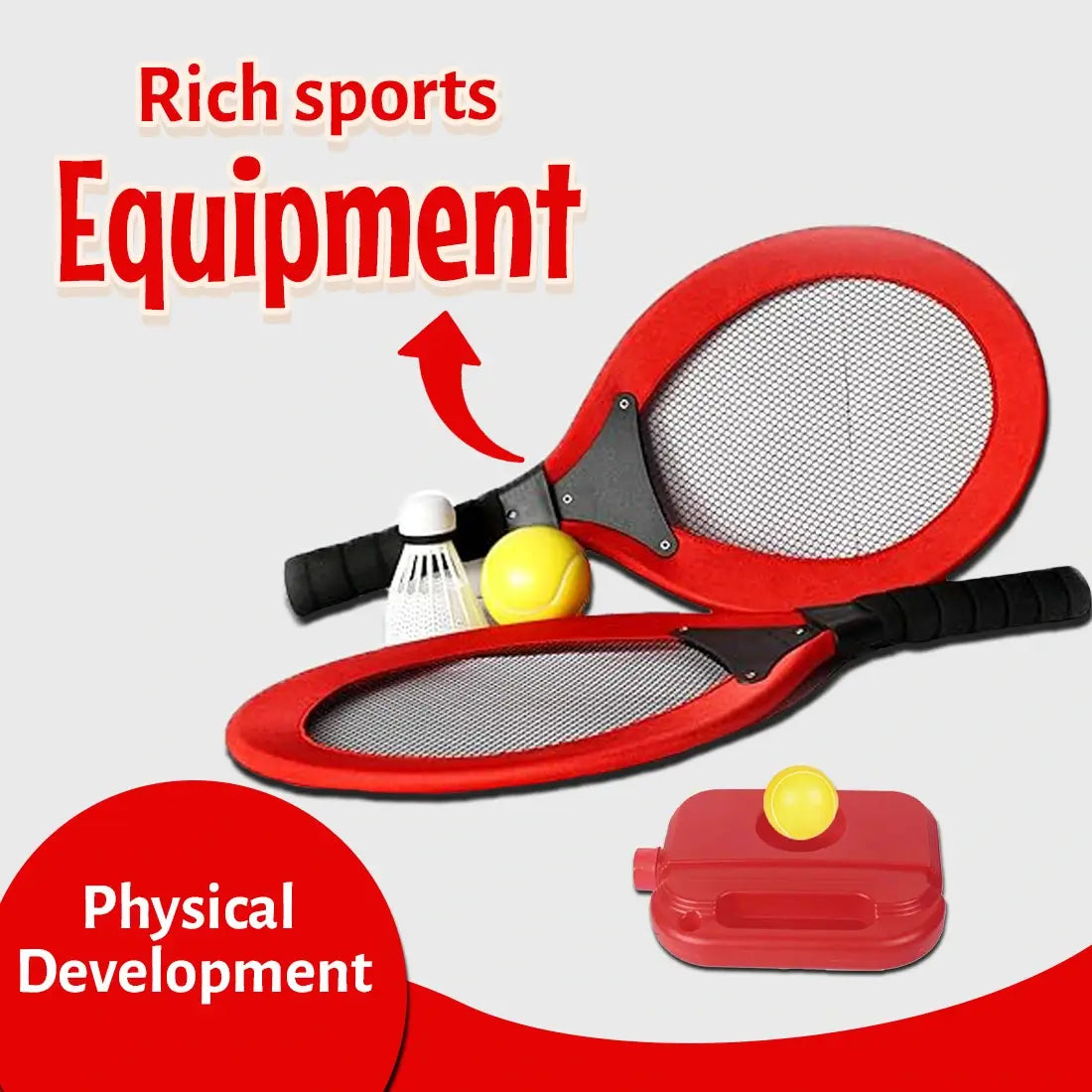 2 in 1 Badminton Tennis Set