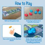 Aircraft Portable Mat Game - Toujoo