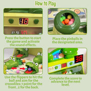 Crocodile Pinball Machine - Toujoo