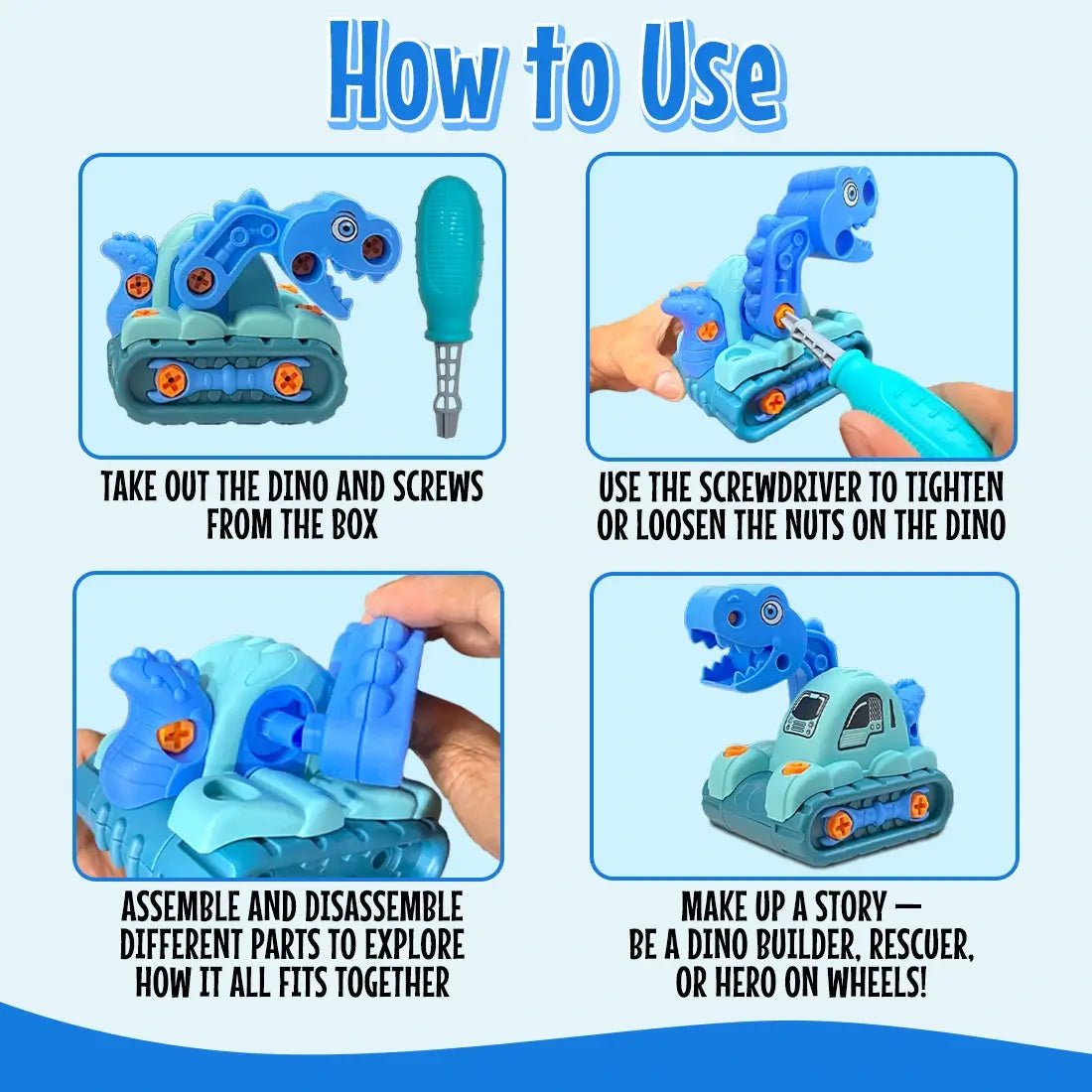 DIY Dino Truck Toy for Kids in india | Build & Play Fun 