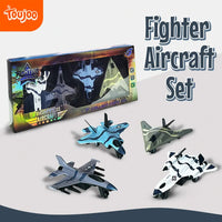 Fighter Aircraft Set of 4 - Toujoo