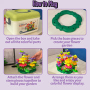 Flower Garden Blocks DIY - Toujoo