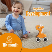 Giraffe Pull Toy - Toujoo