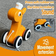 Giraffe Pull Toy - Toujoo