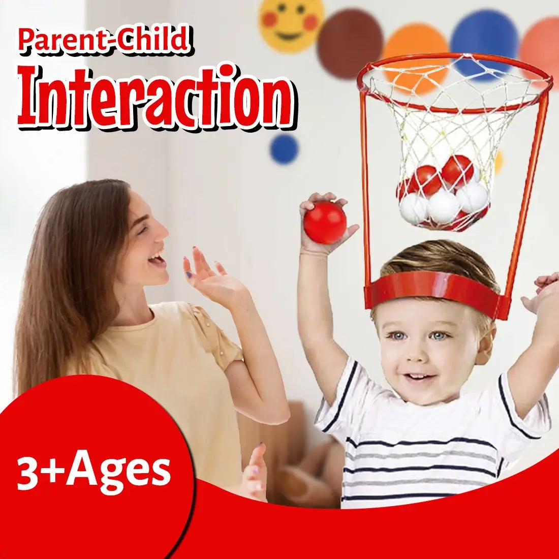 Mini Basketball Headband Hoop Game Toy