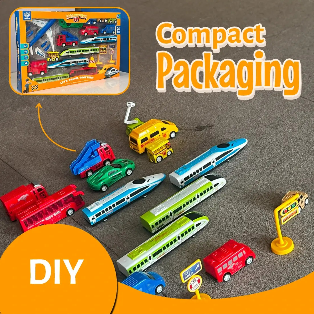 DIY Railway Team Set