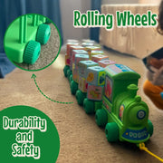 Tin Tin Train with Spinning Blocks - Toujoo