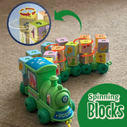 Tin Tin Train with Spinning Blocks - Toujoo