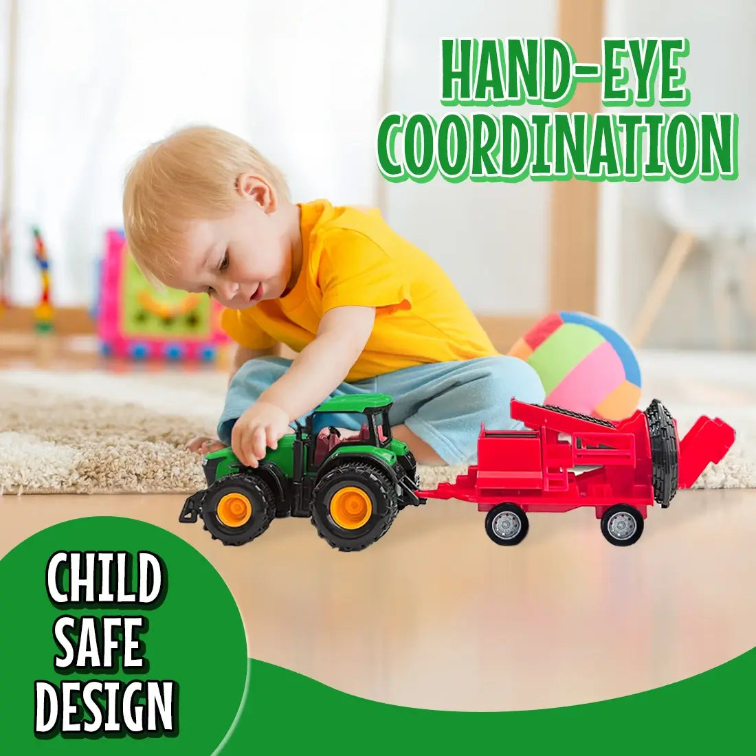 Tractor Trolley Toy for Kids in india | Farm Vehicle Fun