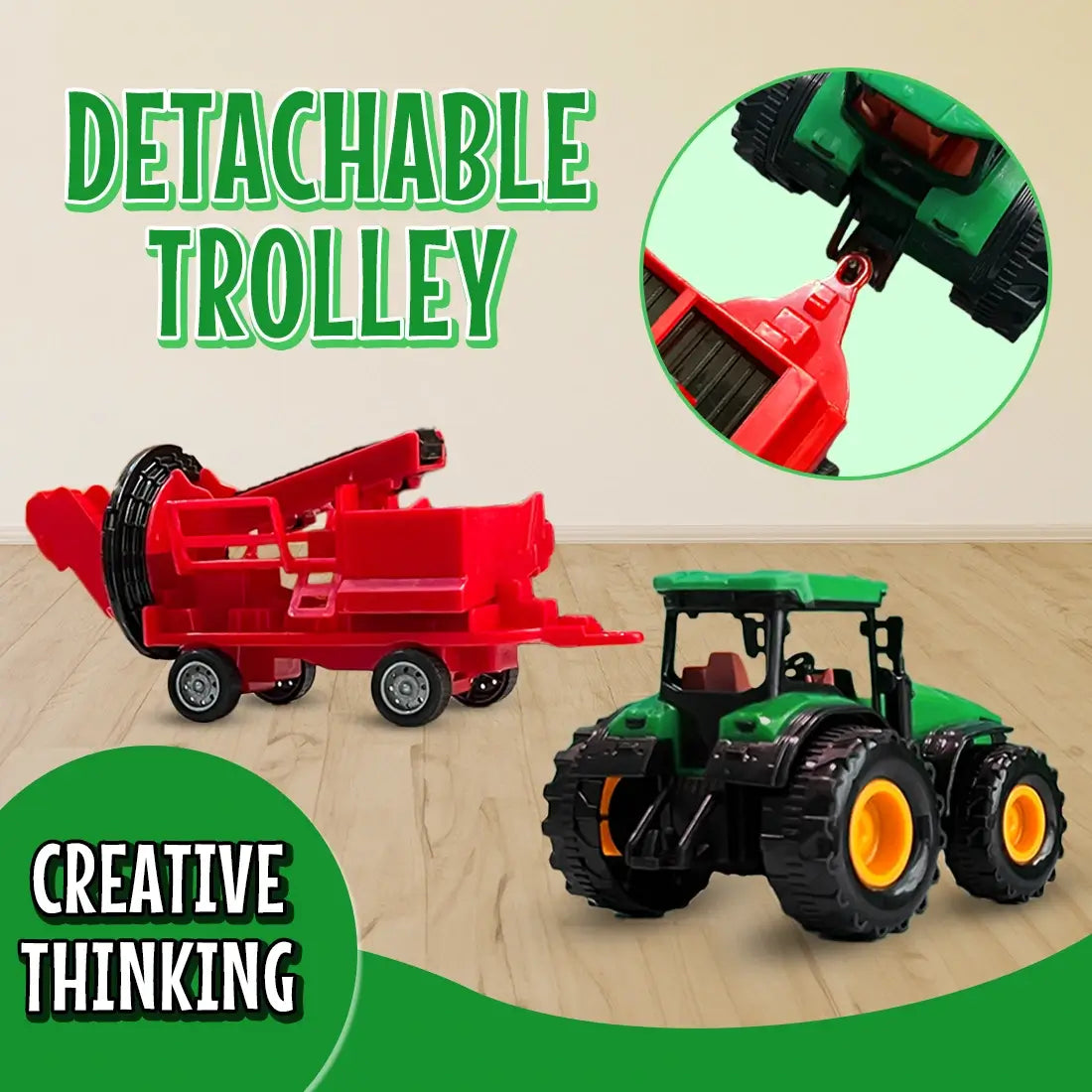 Tractor Trolley Toy for Kids in india | Farm Vehicle Fun