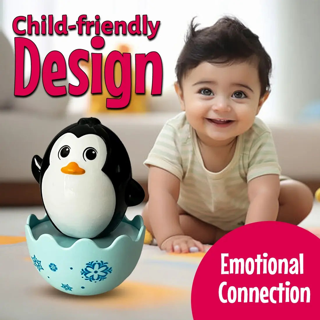 Penguin Tumbler Toy