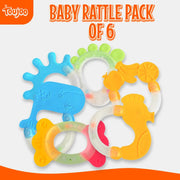 Baby Rattle Pack of 6 - Toujoo