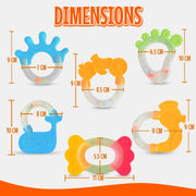 Baby Rattle Pack of 6 - Toujoo