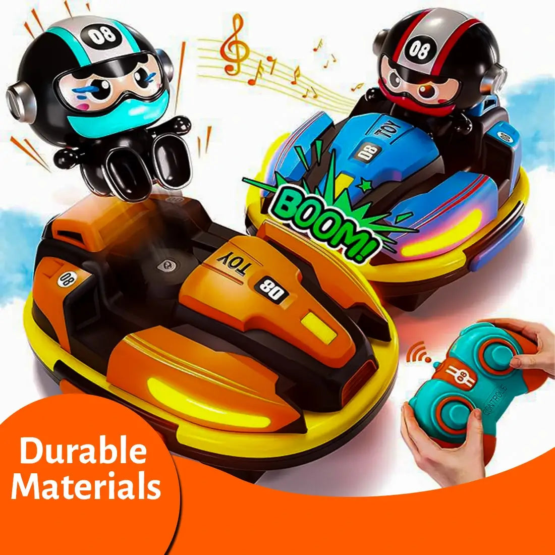 RC Bumper Car - Two player Battle Toy for Kids