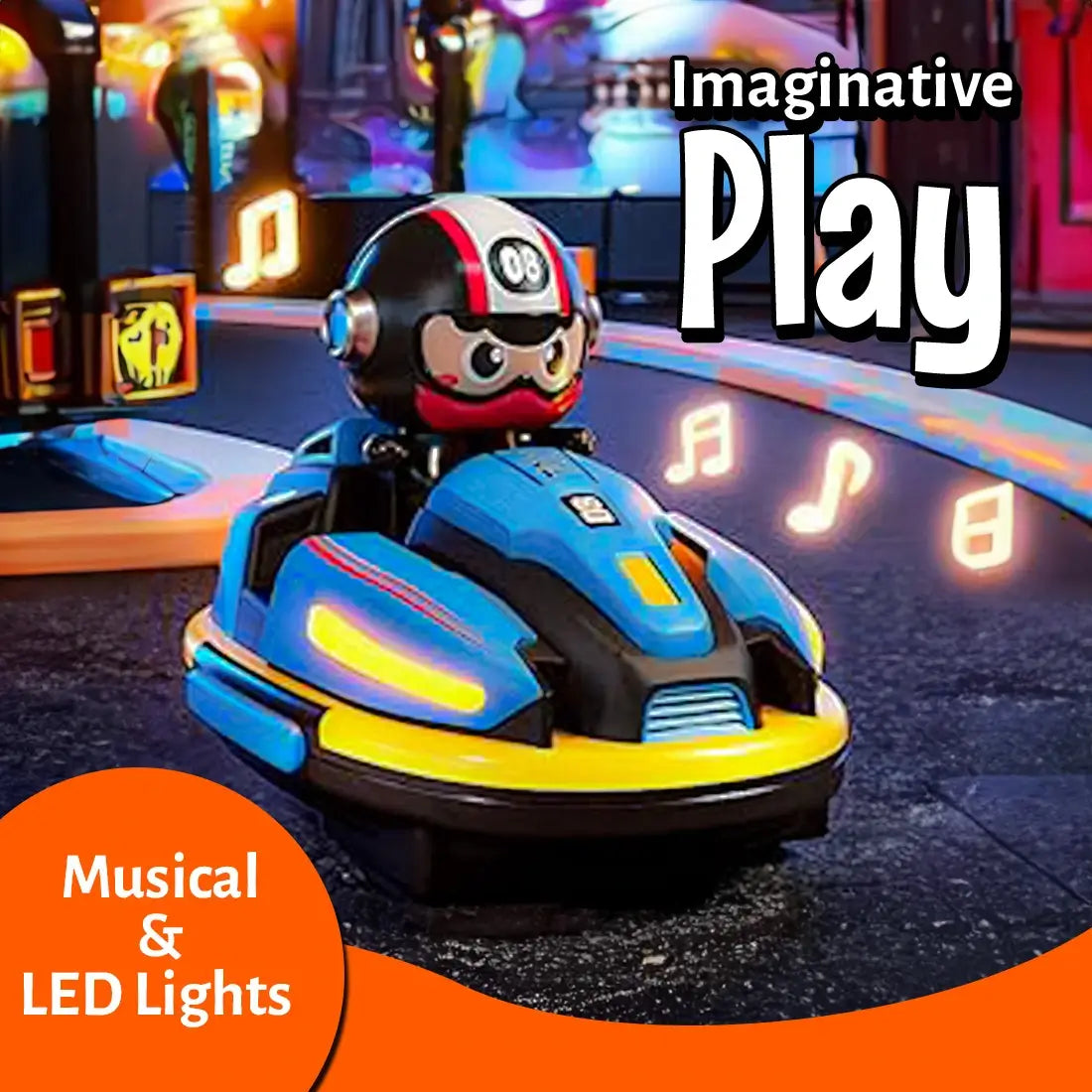RC Bumper Car - Two player Battle Toy for Kids