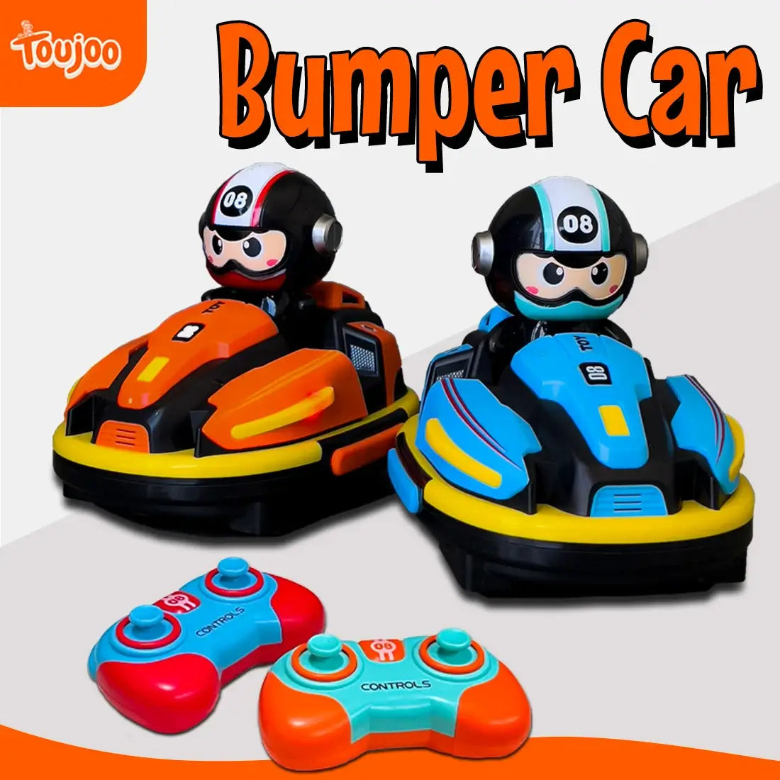 RC Bumper Car - Two player Battle Toy for Kids