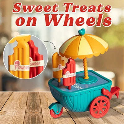 Colorful Ice Cream Trolley 