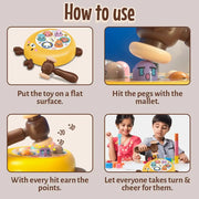 Whack-a-mole Hammer Pounding Toy - Toujoo