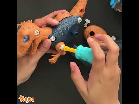  DIY Dino Set for Kids – Educational Dinosaur Toy, STEM Building Kit