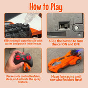 Smoke Spray Remote Control Racing Car - Toujoo