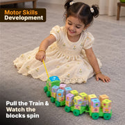 Tin Tin Train with Spinning Blocks Toujoo
