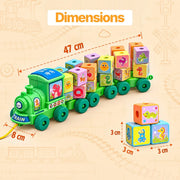 Tin Tin Train with Spinning Blocks Toujoo