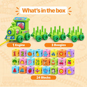 Tin Tin Train with Spinning Blocks Toujoo